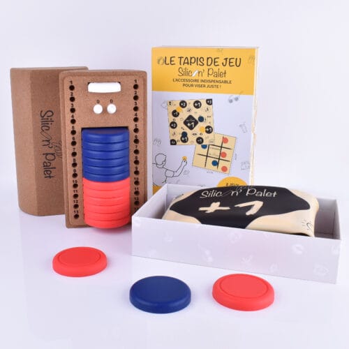 Pack Tapis + Jeu Bleu&Rouge